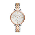Fossil Jacqueline White Dial Two Tone Steel Strap Watch for Women - ES3844