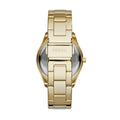 Fossil Stella Multifunction Gold Dial Gold Steel Strap Watch for Women - ES3589