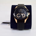 Maserati Traguardo 45mm Black Dial Watch Black Strap For Men - R8871612025