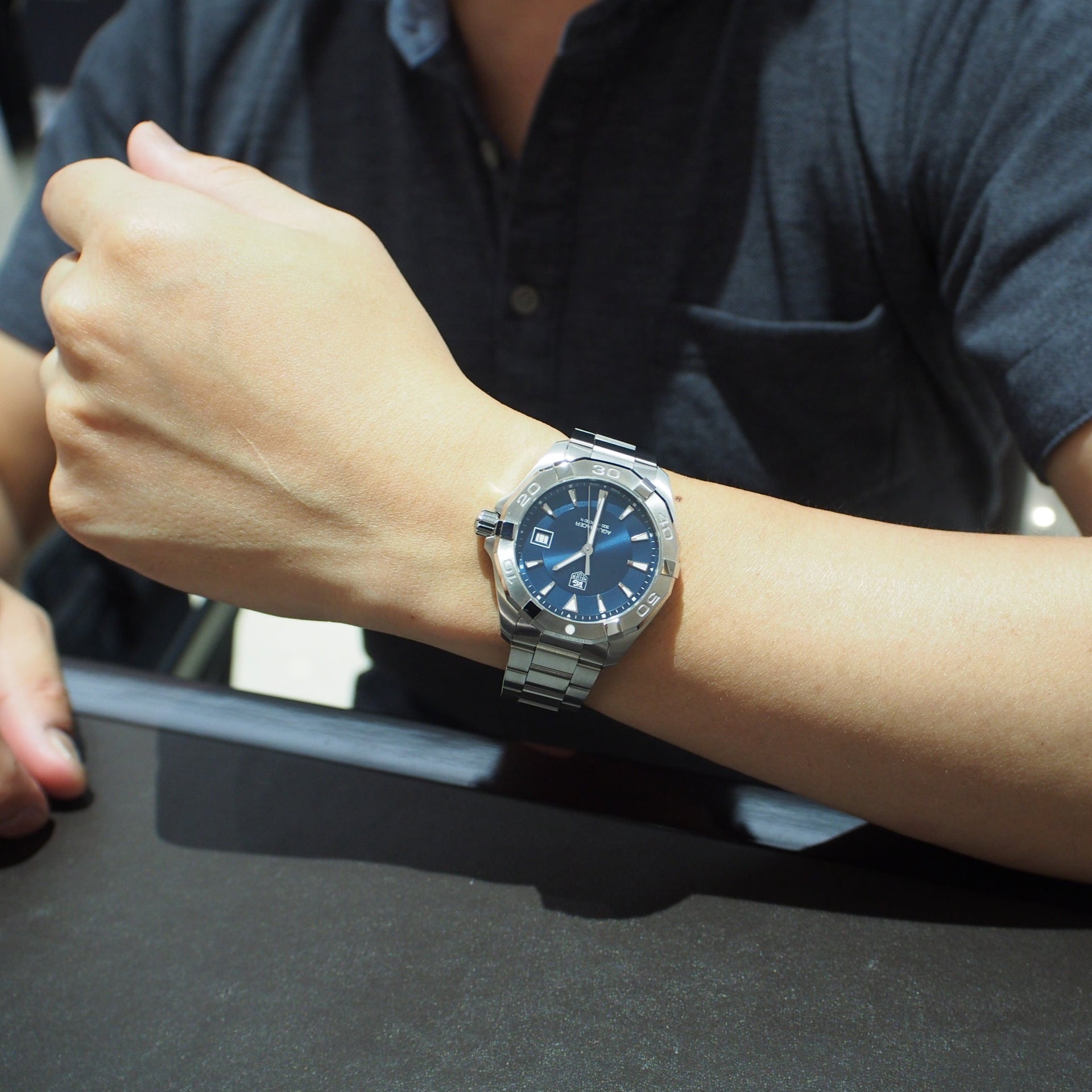 Tag Heuer Aquaracer Blue Dial Watch for Men - WAY1112.BA0928