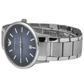 Emporio Armani Renato Blue Dial Silver Steel Strap Watch For Men - AR2472