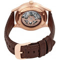 Emporio Armani Meccanico White Dial Brown Leather Strap Watch For Men - AR1920