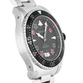 Gucci Dive Quartz Black Dial Silver Steel Strap Watch For Men - YA136221