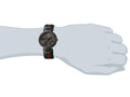 Gucci Interlocking G XL Black Dial Red & Green Leather Strap Watch For Men - YA133206