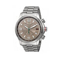 Gucci G Timeless Brown Dial Silver Steel Strap Watch For Men - YA126248