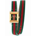 Gucci G-Frame Multicolored Dial Two Tone Nylon Strap Watch For Women - YA128527