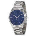 Gucci G Timeless Blue Dial Silver Steel Strap Watch For Men - YA126316