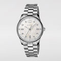 Gucci G Timeless Diamonds White Dial Silver Steel Strap Watch for Women - YA1265064