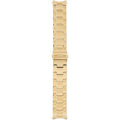 Guess Mini Sunrise Quartz Blue Dial Gold Steel Strap Watch For Women - W0448L6