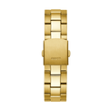 Guess Axle Multifunction Black Dial Gold Steel Strap Watch For Men - GW0488G2