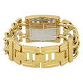 Guess MOD Heavy Metal Diamonds Gold Dial Gold Steel Strap Watch for Women - W0072L1