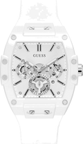 Guess Phoenix Multifunction White Dial White Rubber Strap Watch for Men - GW0203G2