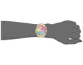 Guess Confetti Chronograph Rainbow Dial Gold Steel Strap Watch For Women - GW0483L4