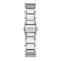 Guess Solstice Diamonds Silver Dial Silver Steel Strap Watch for Women - GW0403L1