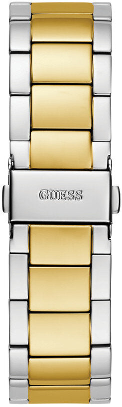 Guess Sunray Multifunction Silver Dial Two Tone Steel Strap Watch for Women - GW0616L2
