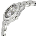 Guess Water Pro Diamonds Silver Dial Silver Steel Strap Watch For Women - G75511M