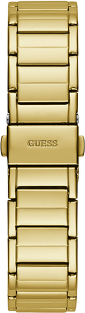 Guess Fusion Chronograph Gold Dial Gold Steel Strap Watch for Women - GW0552L2