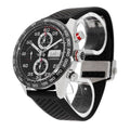 Tag Heuer Carrera Chronograph Black Dial Black Rubber Strap Watch for Men - CBN2A1AA.FT6228