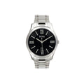 Hugo Boss Governer Black Dial Silver Steel Strap Watch for Men - 1513488