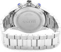 Hugo Boss Driver Black Dial Silver Steel Strap Watch for Men - 1512883