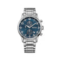 Hugo Boss Aeroliner Blue Dial Silver Steel Strap Watch for Men - 1513183