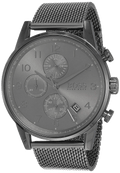 Hugo Boss Navigator Grey Dial Grey Mesh Bracelet Watch for Men - 1513674