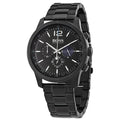Hugo Boss Professional Black Dial Black Steel Strap Watch for Men - 1513528