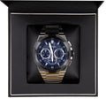 Hugo Boss Supernova Chronograph Blue Dial Silver Steel Strap Watch for Men - 1513360