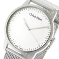 Calvin Klein City Chronograph White Dial Silver Mesh Bracelet Watch for Men - K2G2G126