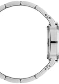 Daniel Wellington Iconic Link White Dial Silver Steel Strap Watch for Women - DW00100203