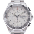 Tag Heuer Aquaracer Caliber 16 Automatic Chronograph White Dial Silver Steel Strap Watch for Men - CAY2111.BA0927