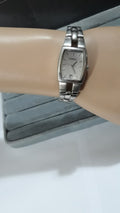 Fossil Wallace Designer Silver Dial Silver Steel Strap Watch for Women - ES3057