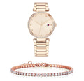 Tommy Hilfiger Lynn Quartz Rose Gold Dial Rose Gold Steel Strap Watch For Women - 1782237