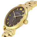 Marc Jacobs Baker Grey Dial Gold Steel Strap Watch for Women - MBM3281