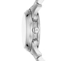 Michael Kors Runway Three-Hand Silver Dial Silver Steel Strap Watch for Women - MK7474