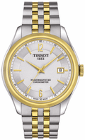 Tissot Ballade Powermatic 80 Chronometer Silver Dial Two Tone Steel Strap Watch For Men - T108.408.22.037.00