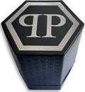 Philipp Plein The $kull Diver Black Dial Silver Stainless Steel Strap Watch For Men- PWOAA0522