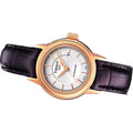 Tissot Carson Automatic White Dial Brown Leather Strap Watch For Women - T085.207.36.011.00