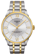 Tissot Chemin Des Tourelles Powermatic 80 Silver Dial Two Tone Steel Strap Watch For Men - T099.407.22.038.00