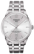 Tissot Chemin Des Tourelles Powermatic 80 Silver Dial Silver Steel Strap Watch For Men - T099.407.11.037.00
