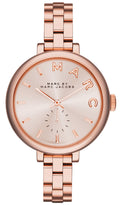 Marc Jacobs Sally Rose Gold Dial Rose Gold Steel Strap Watch for Women - MBM3364
