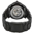 Fossil Modern Machine Automatic Silver Dial Black Steel Strap Watch for Men - ME3080