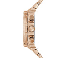 Guess Fusion Chronograph Rose Gold Dial Rose Gold Steel Strap Watch for Women - GW0552L3
