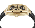 Philipp Plein Hexagon Phantom Black Dial Black Silicone Strap Watch For Men- PWPUA0424