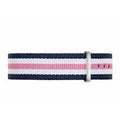 Daniel Wellington Classic Southampton White Dial Three Tone Nylon Strap Watch For Women - DW00100050