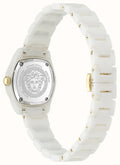 Versace DV One Mini White Dial White Ceramic Dial Watch for Women - VE9F00224