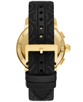 Tory Burch The Tory Chronograph Black Dial Black Leather Strap Watch for Women - TBW1055