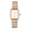 Tory Burch Robinson White Dial Two Tone Steel Strap Watch for Women - TBW1509