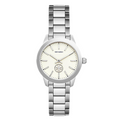Tory Burch Collins White Dial Silver Steel Strap Watch for Women - TBW1301