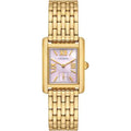 Tory Burch Eleanor Mother of Pearl Pink Dial Gold Steel Strap Watch for Women - TBW1077